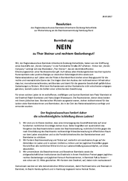 Resolution: Barmbek sagt NEIN zu Thor Steinar und rechtem Gedankengut!